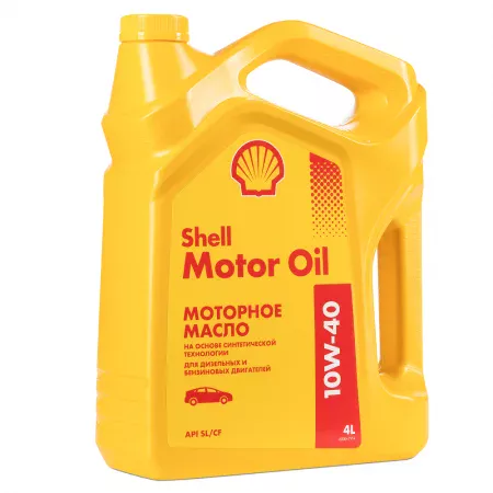 Моторное масло Shell Motor Oil 10W-40 полусинтетическое 4л