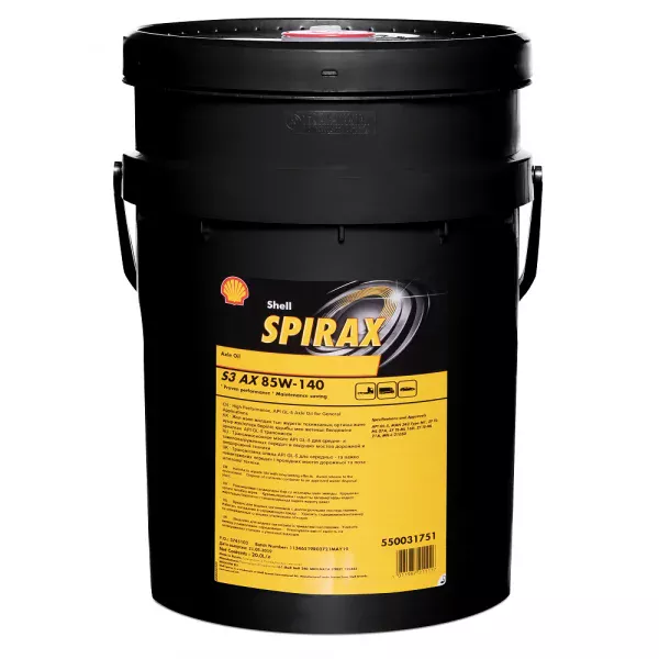 Shell Spirax S3 AX 85W-140 — трансмиссионное масло Shell Spirax, характеристики и допуски