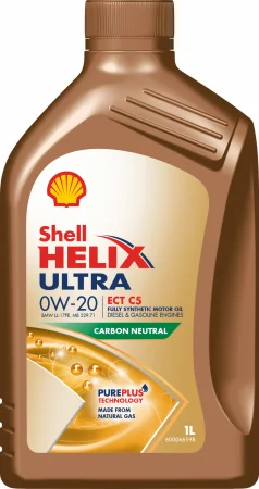 Моторное масло Shell Helix Ultra ECT C5 0W-20 синтетическое 5л
