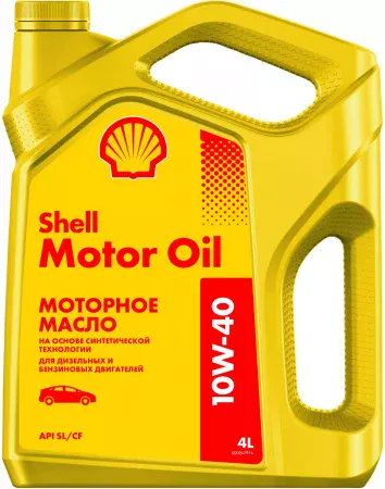 Моторное масло Shell Motor Oil 10W-40 полусинтетическое 4л